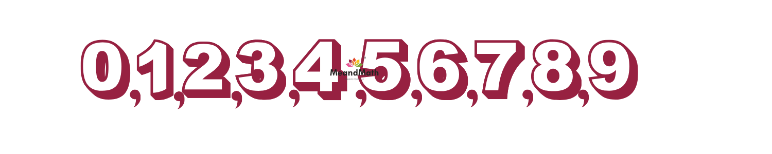 numbers from 0-9
